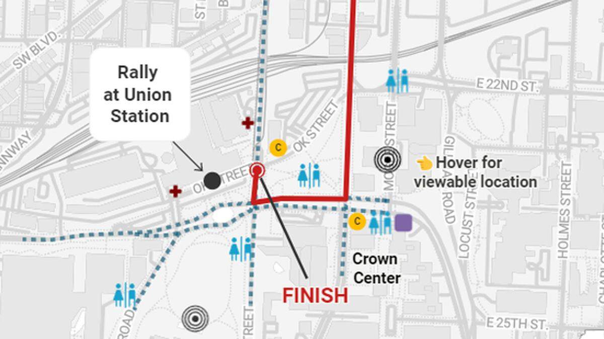 Interactive map: Your guide to the Kansas City Chiefs’ Super Bowl parade route