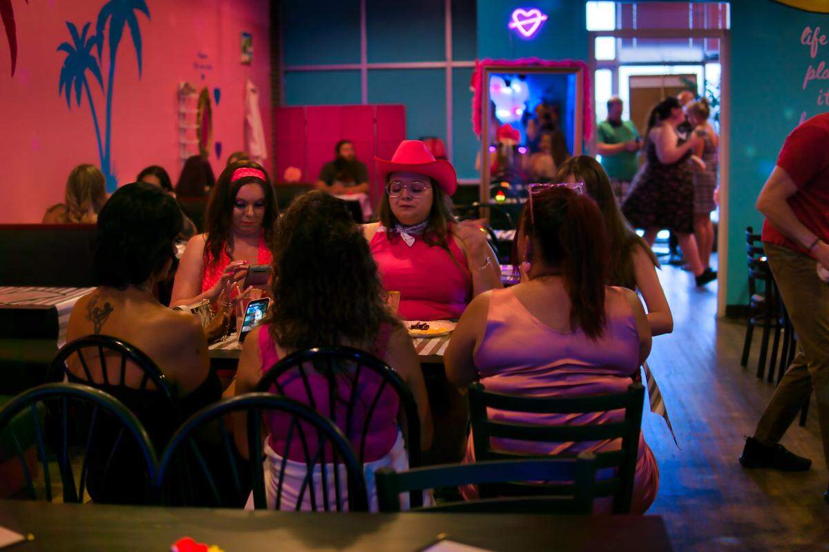 Vignettes Bar in North Kansas City hosts themed pop-up bars, like this Barbie event last year. Trivia nights are coordinated with the current theme.