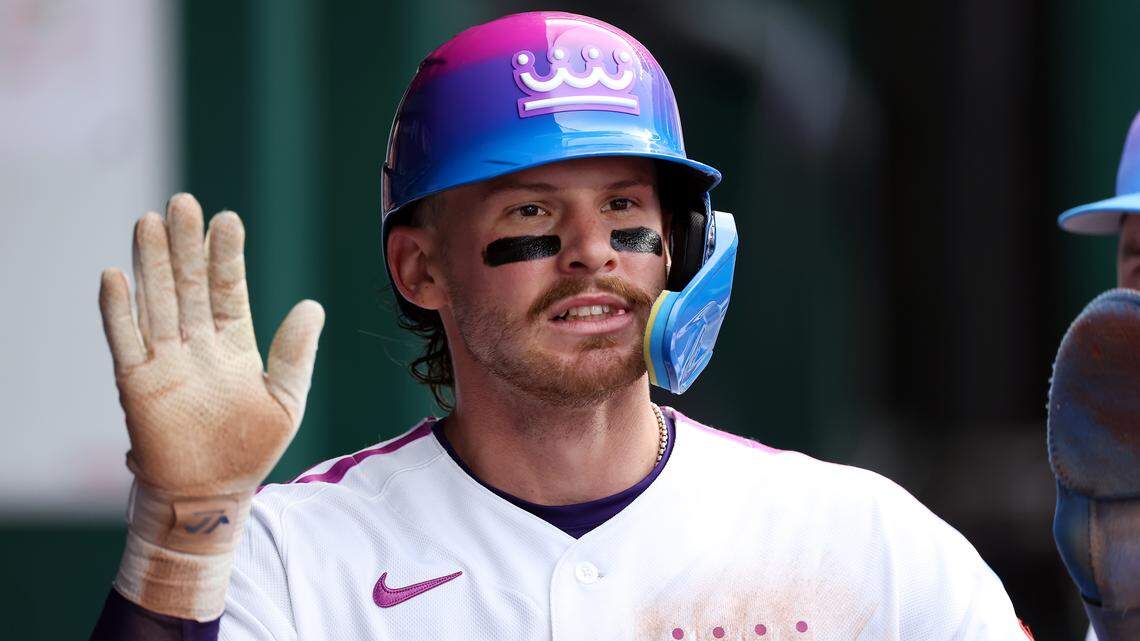 Watch as Royals’ Bobby Witt Jr. thwarts Angels’ Mike Trout with a defensive gem