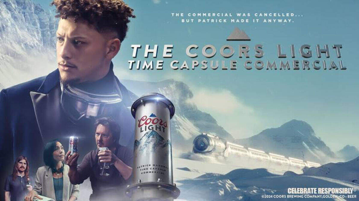 This ad is a nod to a movie poster.