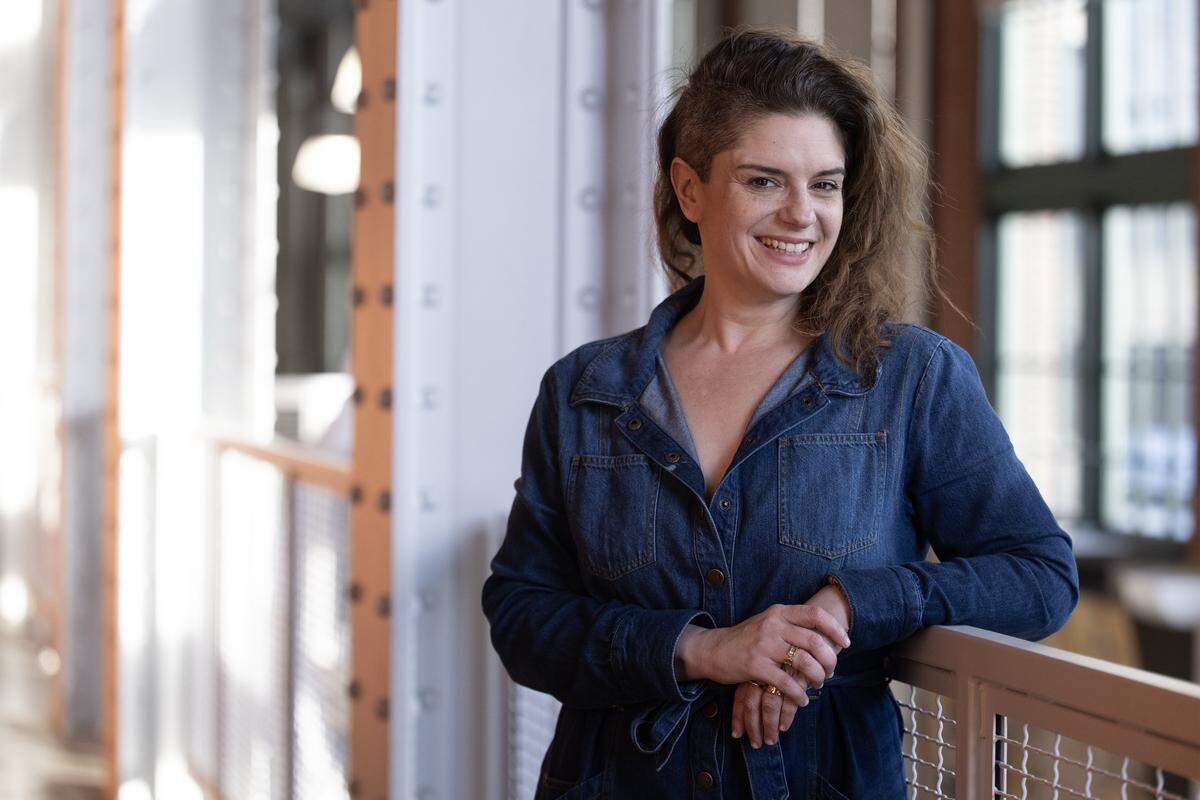 Choreographer Maria A. Konrad spoke about her production, “Spark,” being performed by the Kansas City Ballet in their new production, “New Moves,” on Wednesday, Jan. 27, 2026, in Kansas City.