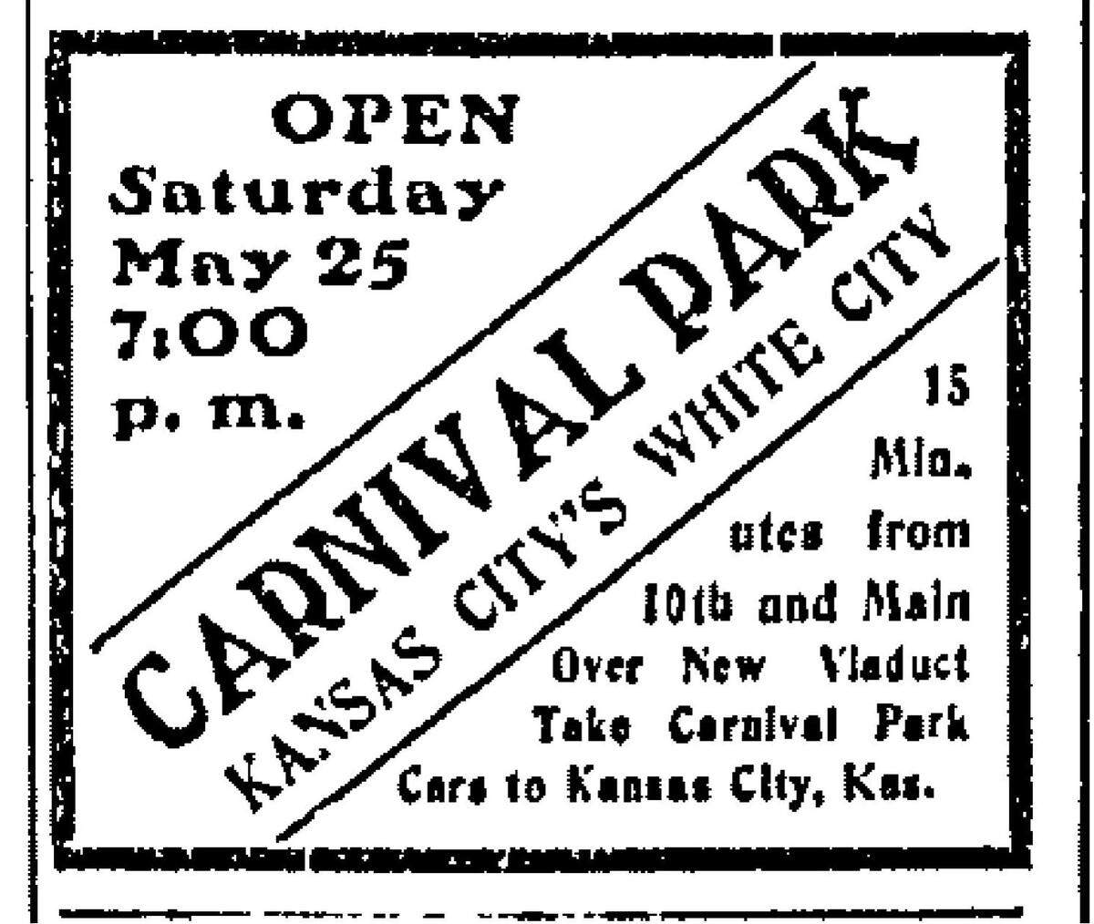 Advertisement from The Kansas City Star, May 21, 1907