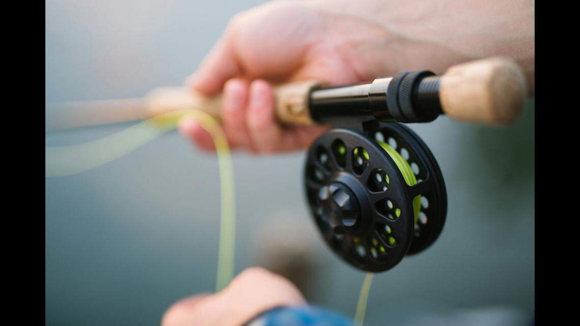 An angler caught a fish with a “rare” appearance at Kaw Lake, in Oklahoma, photos show.
