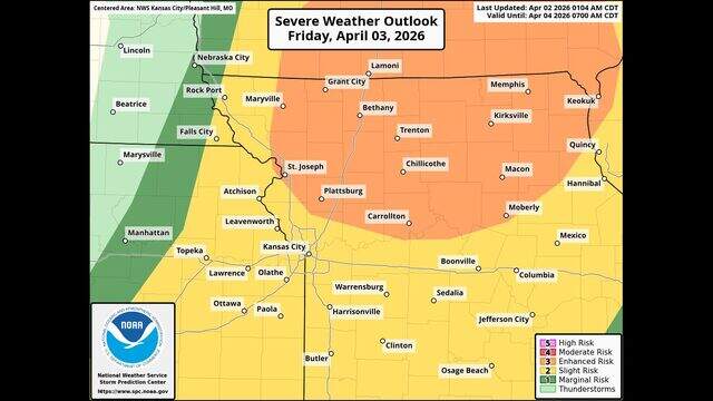 Storms linger in Kansas City; Friday brings tornado risks | Kansas City ...