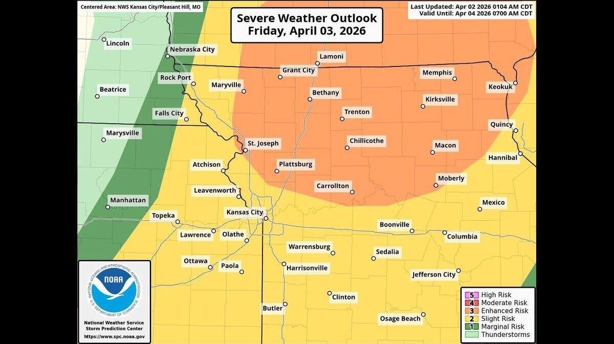 Storms linger in Kansas City; Friday brings tornado risks | Kansas City ...