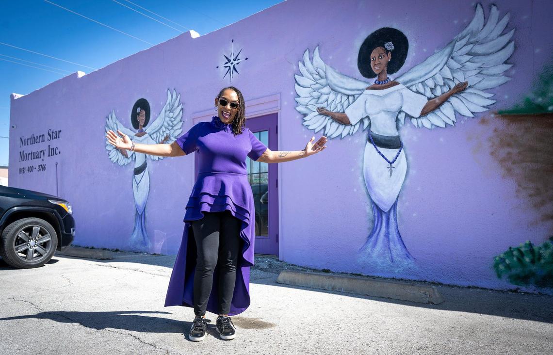 Gwendelrae Hicks stood outside of the mortuary she ownd and reflected on the impact of the COVID-19 pandemic. She recalled the relief she felt when funeral restrictions were finally lifted. “I was elated. I was completely elated because this is what I love to do,” Hicks said. “I want to make sure that the families and their loved ones are taken care of.”