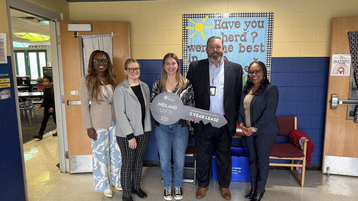 This Kansas City teacher just got a big surprise: Free rent for two years