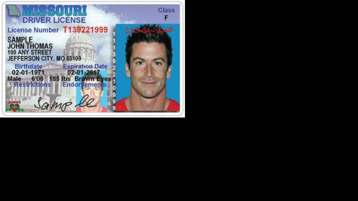 Missouri isn’t in compliance with the federal Real ID Act, a 2005 law setting minimum standards for licenses. Missouri passed its own law in 2009 prohibiting the state from complying with the federal requirements.
