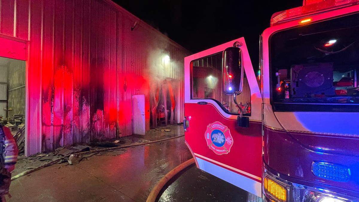 Lawrence, Kansas, police have arrested a potential arson suspect after a string of overnight fires Wednesday.
