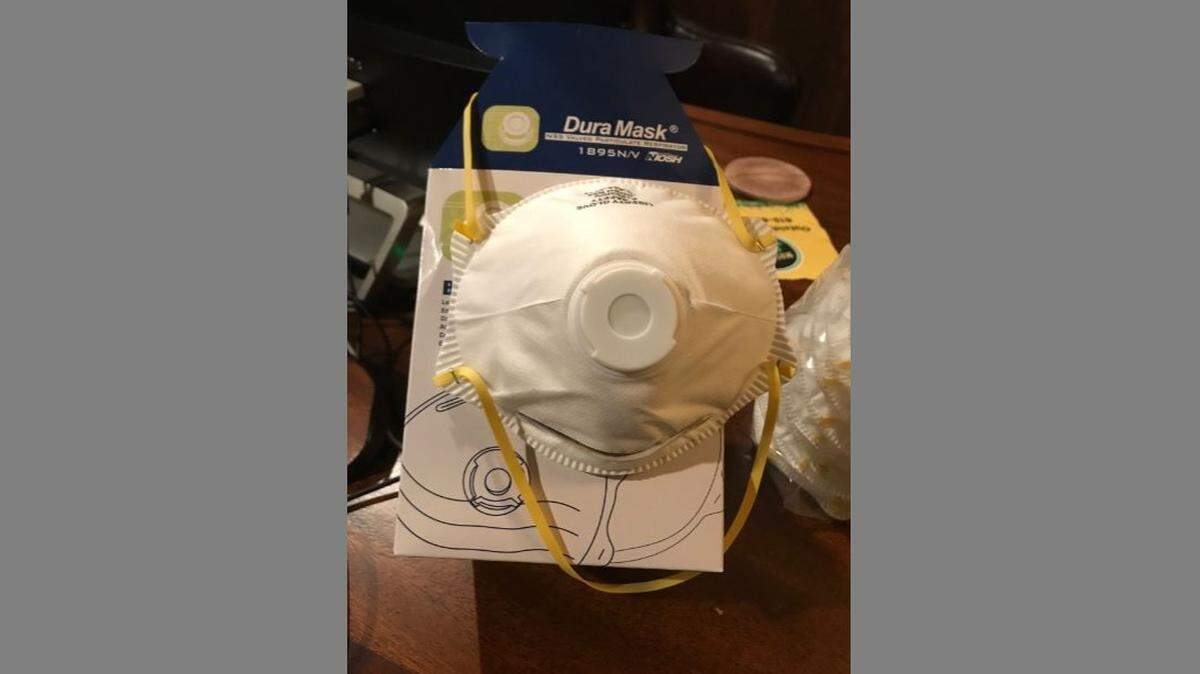 N95 masks donated by Mosquito Joe of Southwest Nashville.