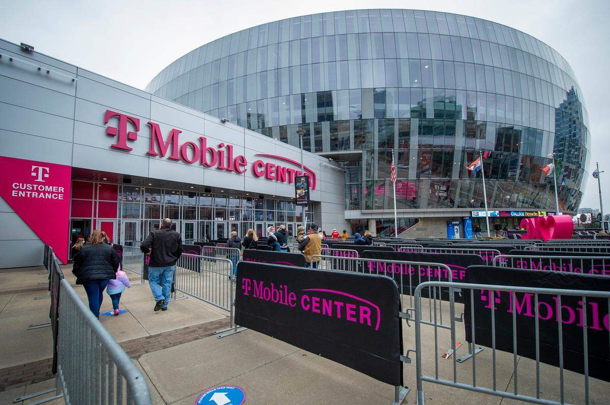 The Big 12 Conference men’s basketball tournament is being held at the T-Mobile Center through March 13.