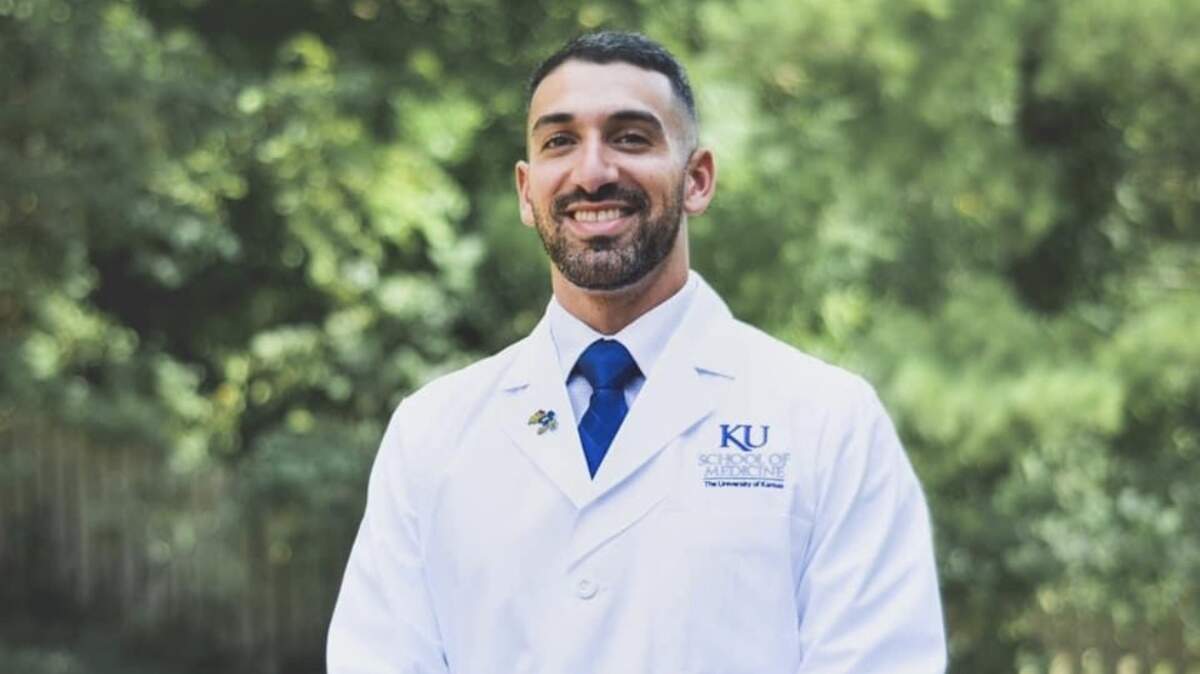 Patrick Baki, a Blue Valley Northwest grad, is about to begin his fourth year in the University of Kansas School of Medicine.
