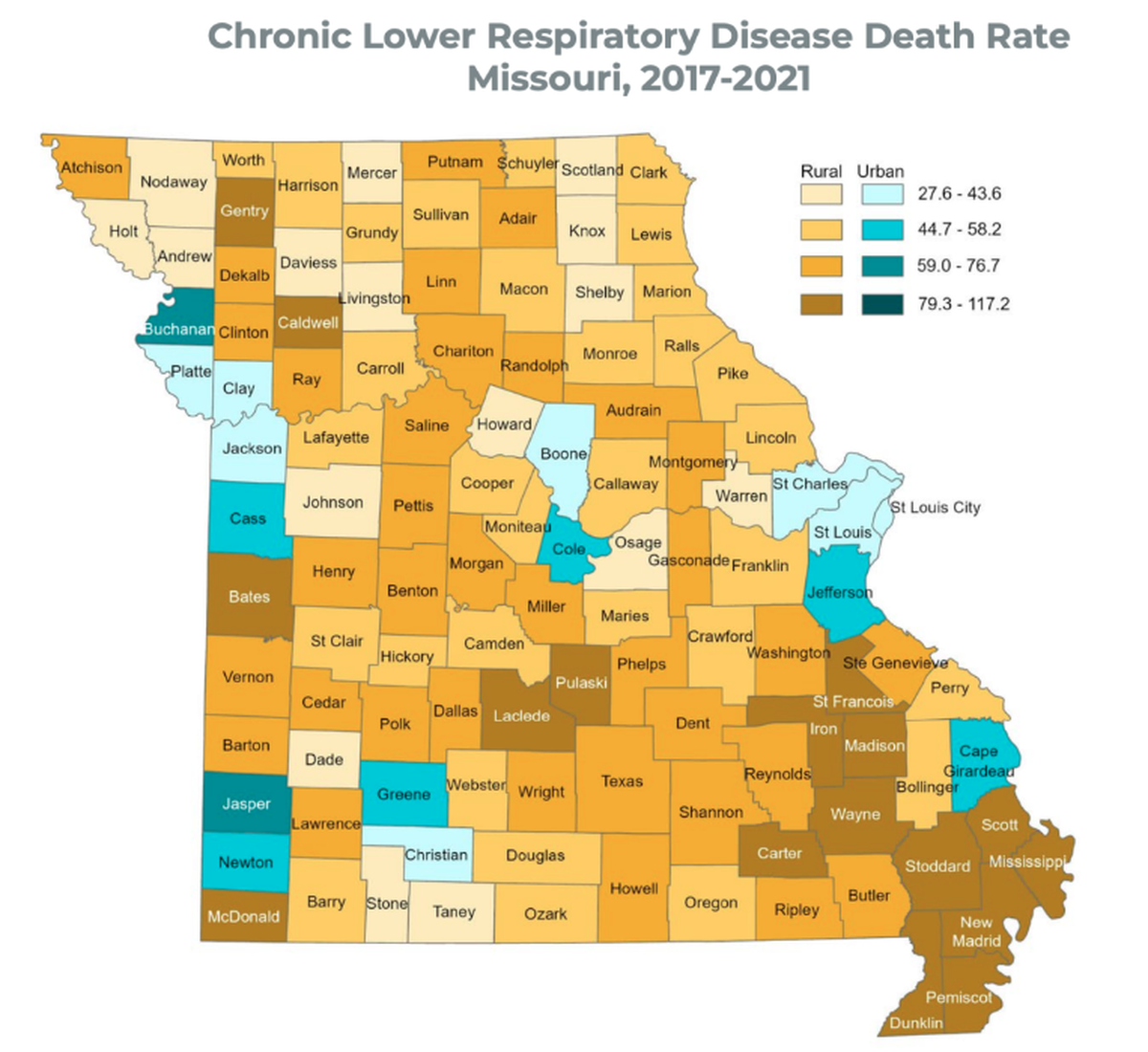 Source: Missouri Department of Health and Senior Services