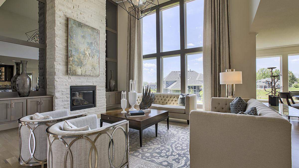 The four-bedroom, two-story Coronado is a former showstopping model in Terrybrook Farms available for immediate purchase ($890,000). The home features a chef-inspired kitchen with a second kitchen, main-level den/office and finished lower level with a media room, bar and sport court. 