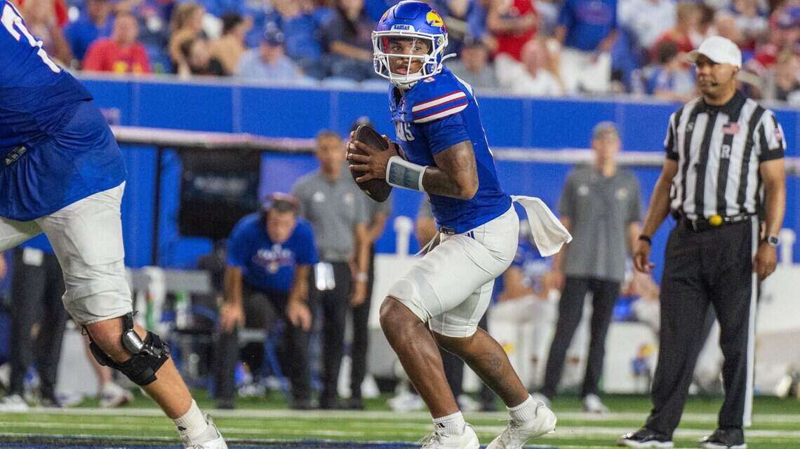 KU football dominates Long Island 51-6 in tuneup before Border War clash vs. Mizzou