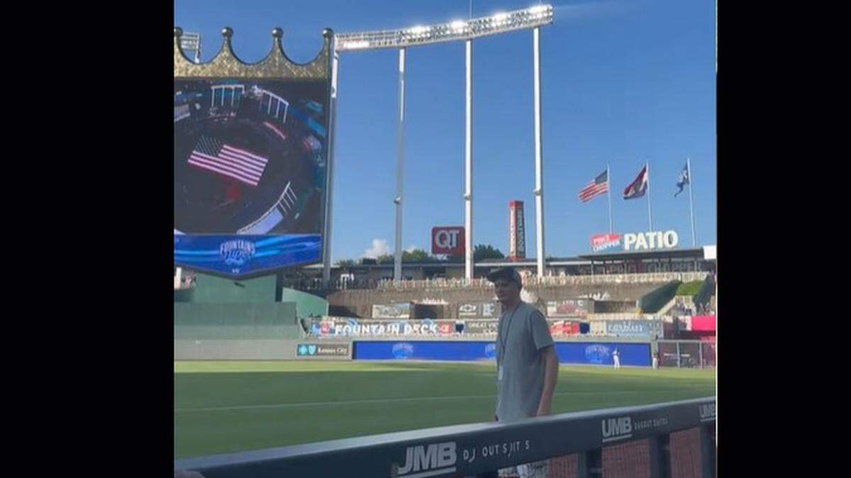 Aleah Finnegan shared an inside look of what it’s like to throw out the first pitch at a Royals game.
