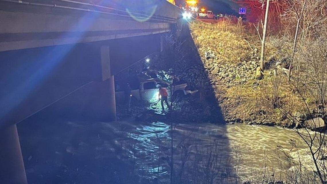Two good Samaritans discovered Matthew Reum trapped in his truck under a bridge after he crashed six days earlier, police said.