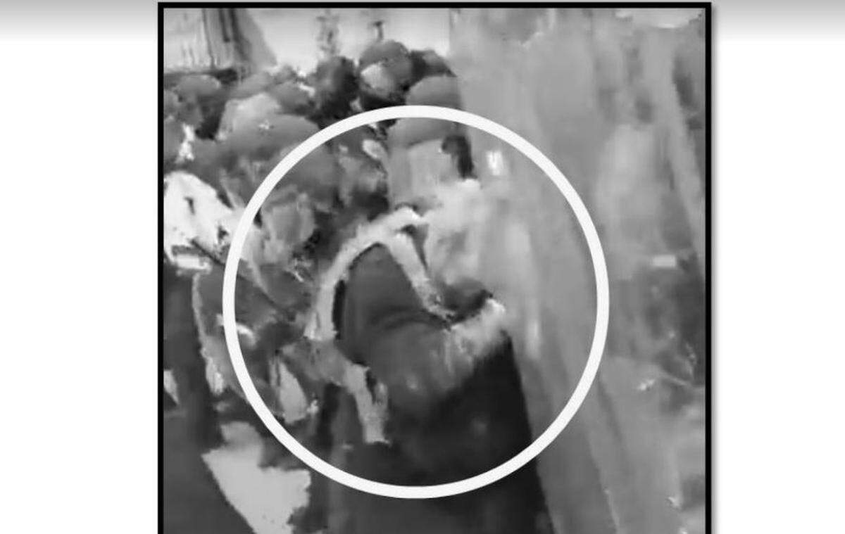 A photo included in federal charging documents allegedly shows Chancelor Nathan Taylor, 26, of Anderson in McDonald County, at the Capitol riot on Jan. 6.
