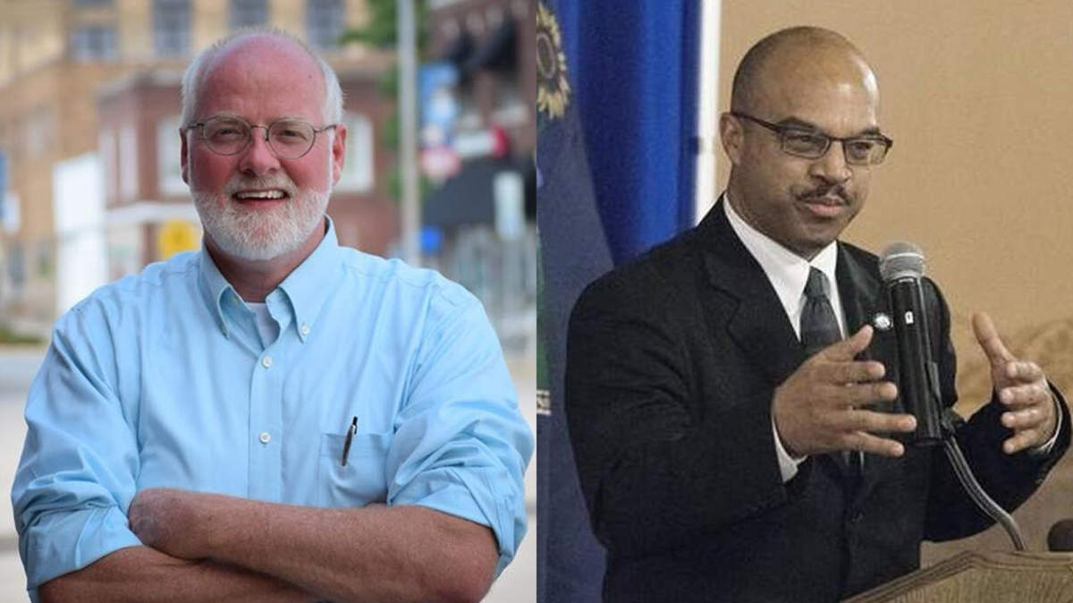 Former Kansas City, Kansas, Mayor David Alvey and Kansas state Sen. David Haley