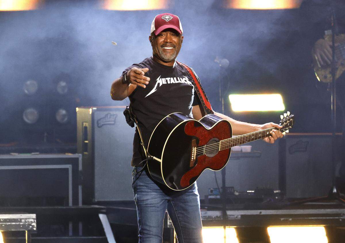 Darius Rucker performs at Ascend Amphitheater on Oct. 14, 2023, in Nashville.