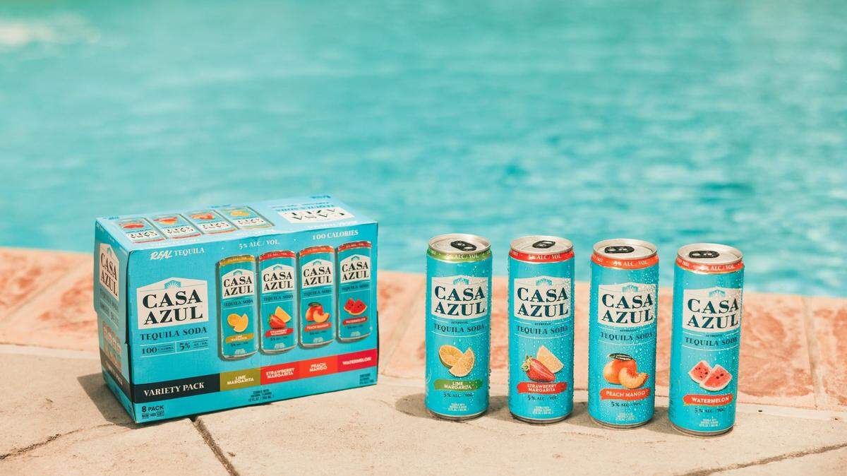 Travis Kelce became an investor in Casa Azul Tequila Soda earlier this year.
