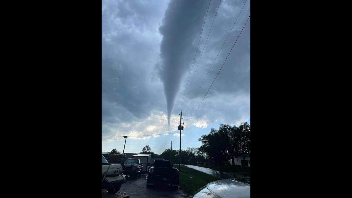 A tornado ripped through Westmoreland, Kansas, a town of about 730 people, on April 30, 2024.