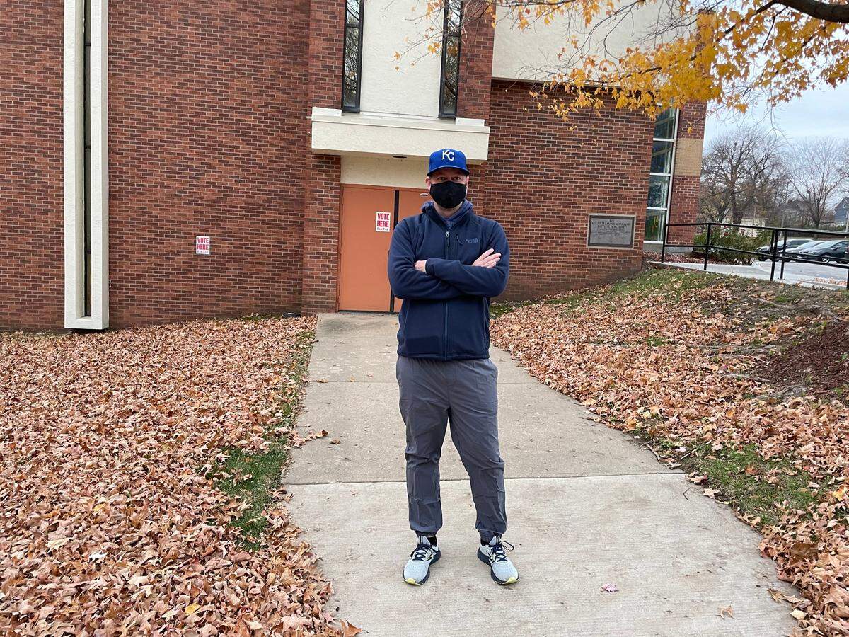 Nathan Eisenhower, 46, of Beacon Hill left Mt. Pleasant Baptist Church in Kansas City, Missouri, feeling proud to have spent another year voting for the state’s Democratic party.