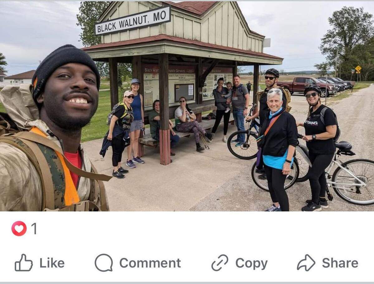Screenshot of a photo from Isaiah’s Facebook profile