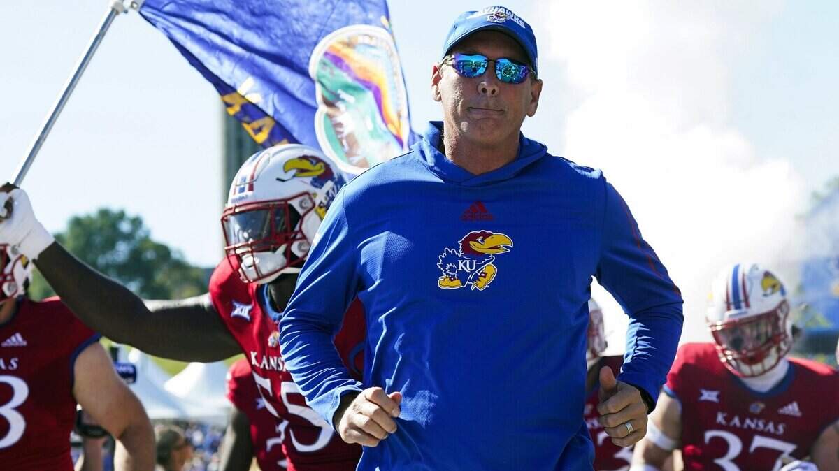 Kansas head coach Lance Leipold is excited for the Jayhawks’ 2023 season.