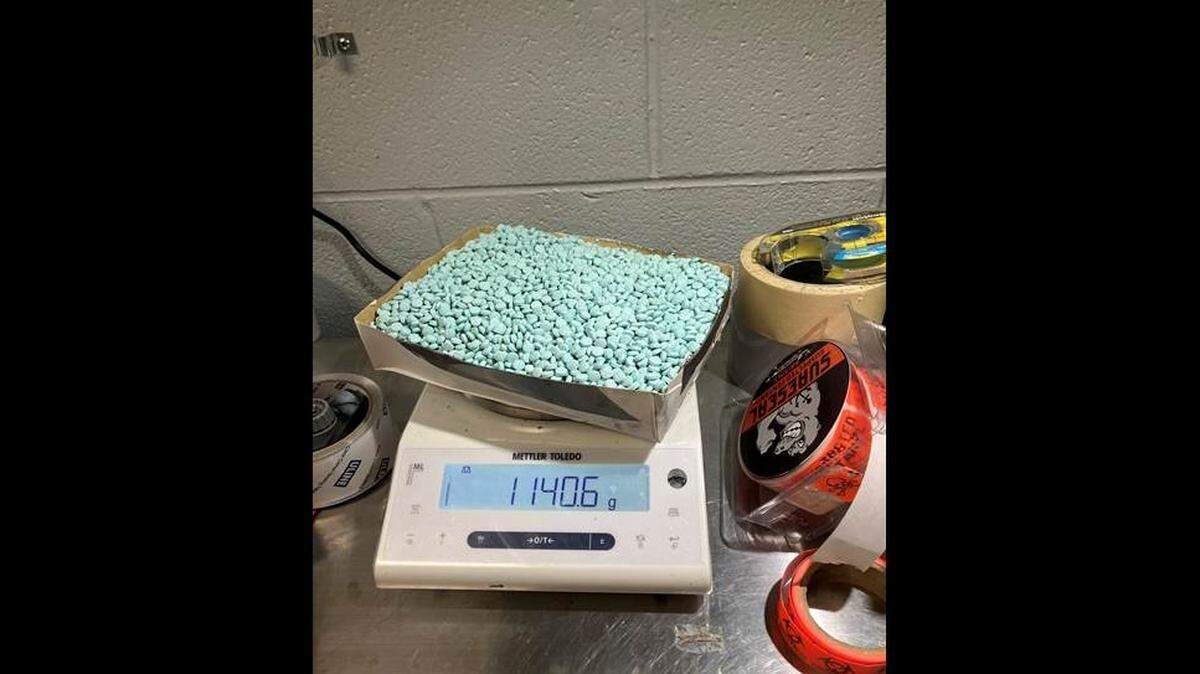 Kansas City, Kansas police seized more than 10,000 counterfeit pills laced with fentanyl in January.