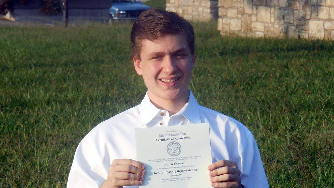 Kansas state Rep.-elect Aaron Coleman
