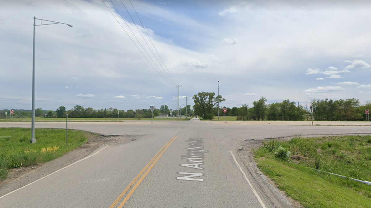 A motorcyclist was critically hurt Monday afternoon after crashing into a semi near the intersection of Missouri Route 201 and Arlington Avenue in Kansas City, according to police.