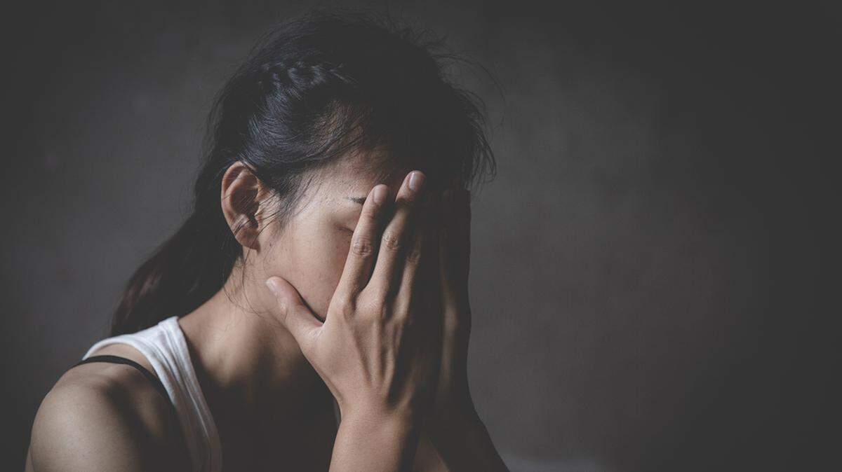 despair rape victim waiting for help, Stop sexual harassment and violence against women, rape and sexual abuse assault woman