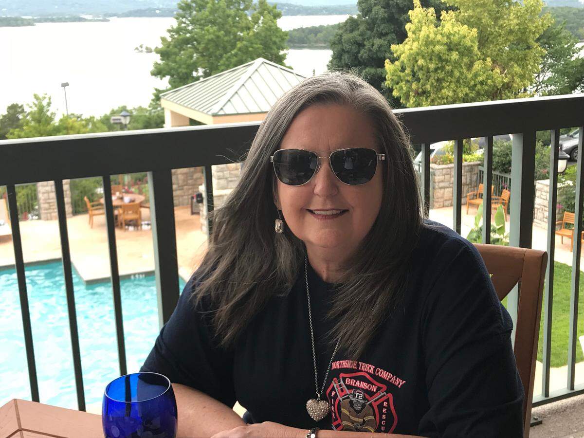 Karen Best, a retired high school principal, became Branson’s mayor in 2015. Here she wears a Branson Emergency Rescue T-shirt. She calls the first-responders there heroes.