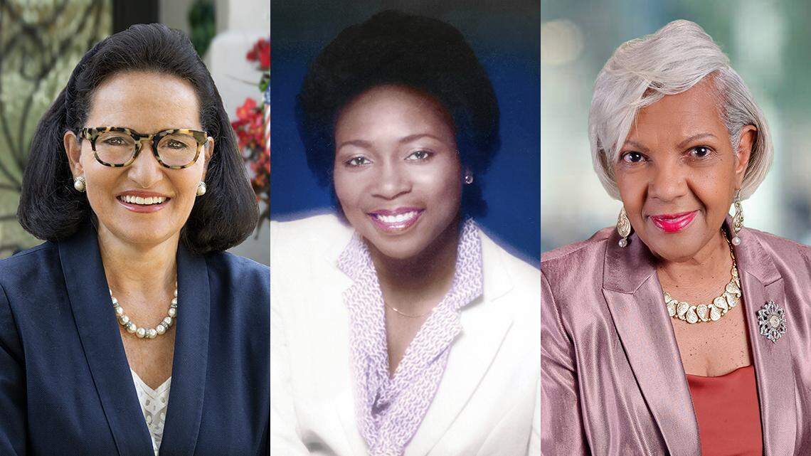 Roshann Parris, Marian Washington and Marjorie Williams