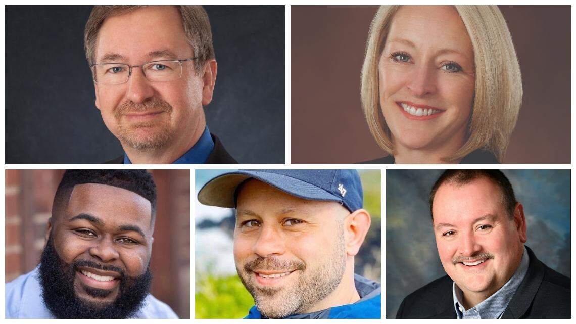 Five candidates are running for two seats on the Independence school board: Incumbents Matt Mallinson and Jill Esry, and newcomers Anthony Mondaine, Jason Vollmecke and Greg Gilliam.