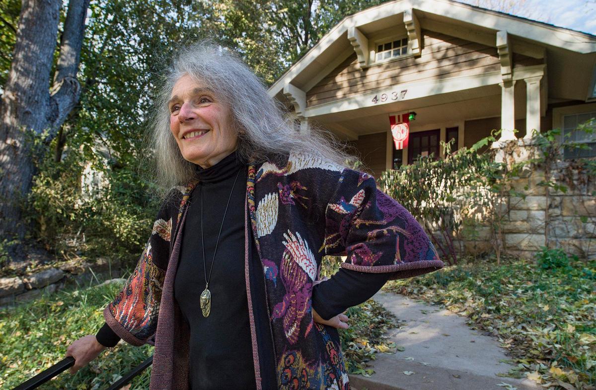 Carol Dille says her house in the Westwood Park neighborhood is her “forever home.”