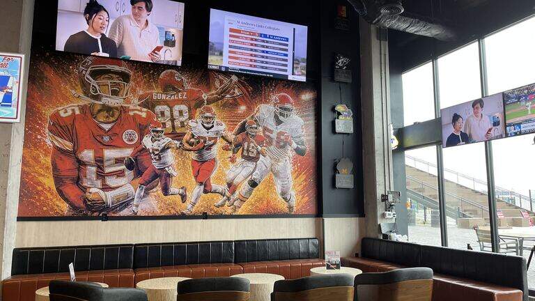 Upscale sports bar known for Chiefs watch parties opens new location at Current Landing
