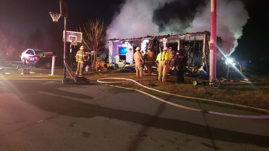 Three people died in a fire early Tuesday in Richmond, Missouri.