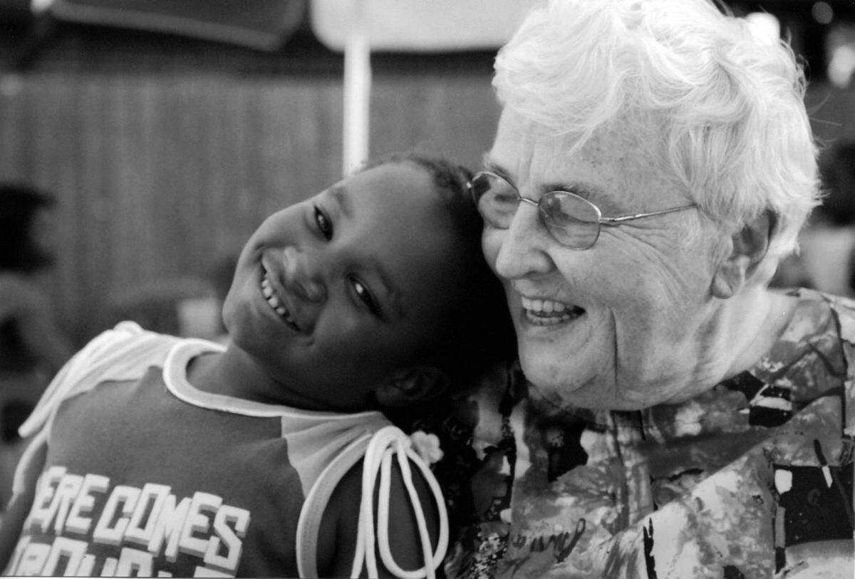 Sister Corita Bussanmas is pictured with her daughter Vanshay Purnell.
