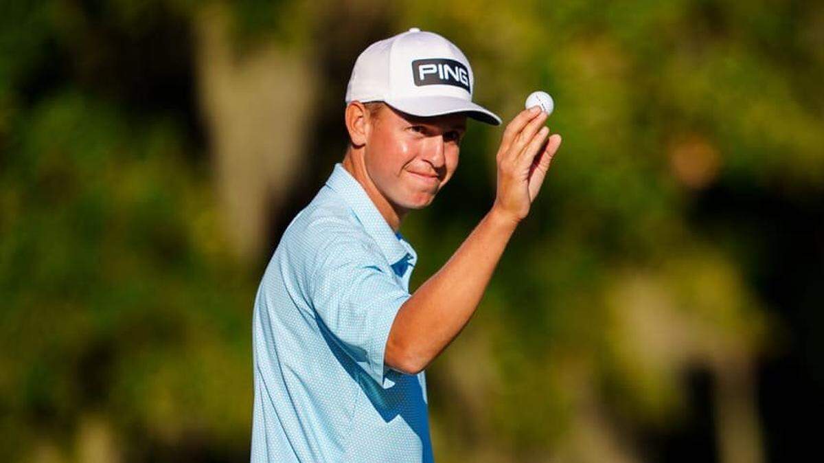 Wichita native Sam Stevens holds the lead through 54 holes in the annual AdventHealth Championship golf tournament in Kansas City. The event concludes on Sunday at Blue Hills Country Club.