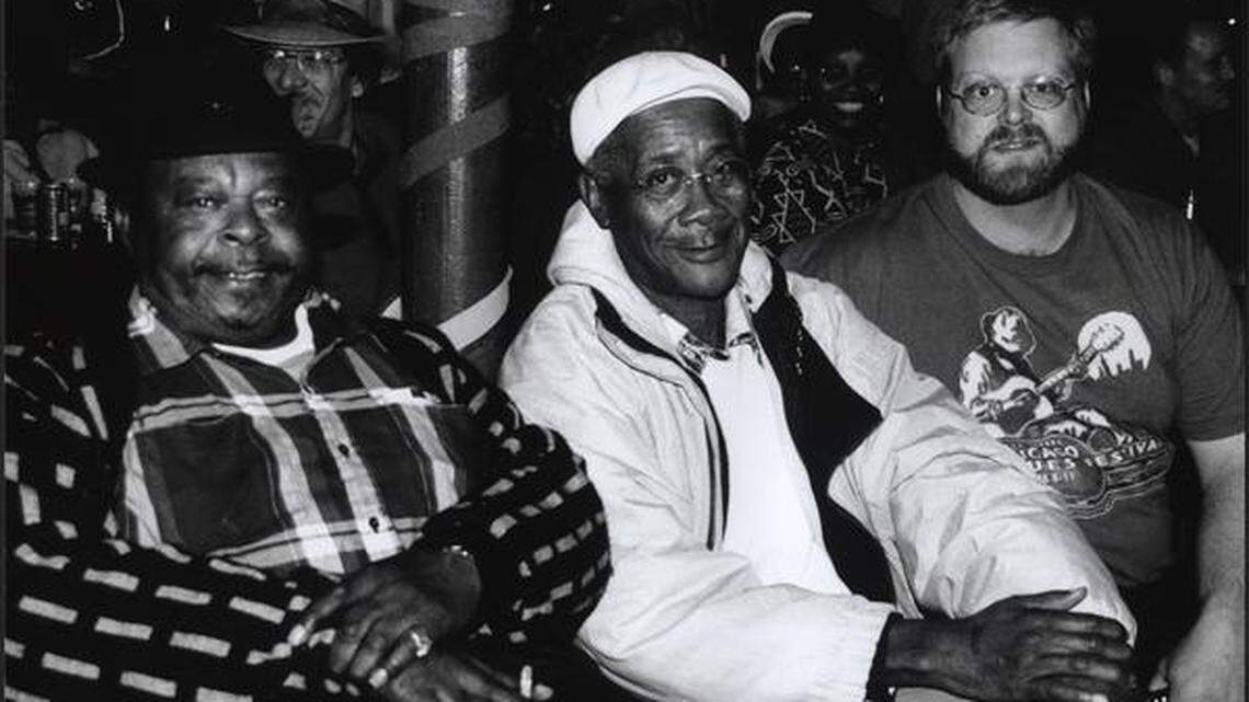 Frank “Iron Jaw” Oakley, L.C. Gant, and Dawayne Gilley at the Grand Emporium