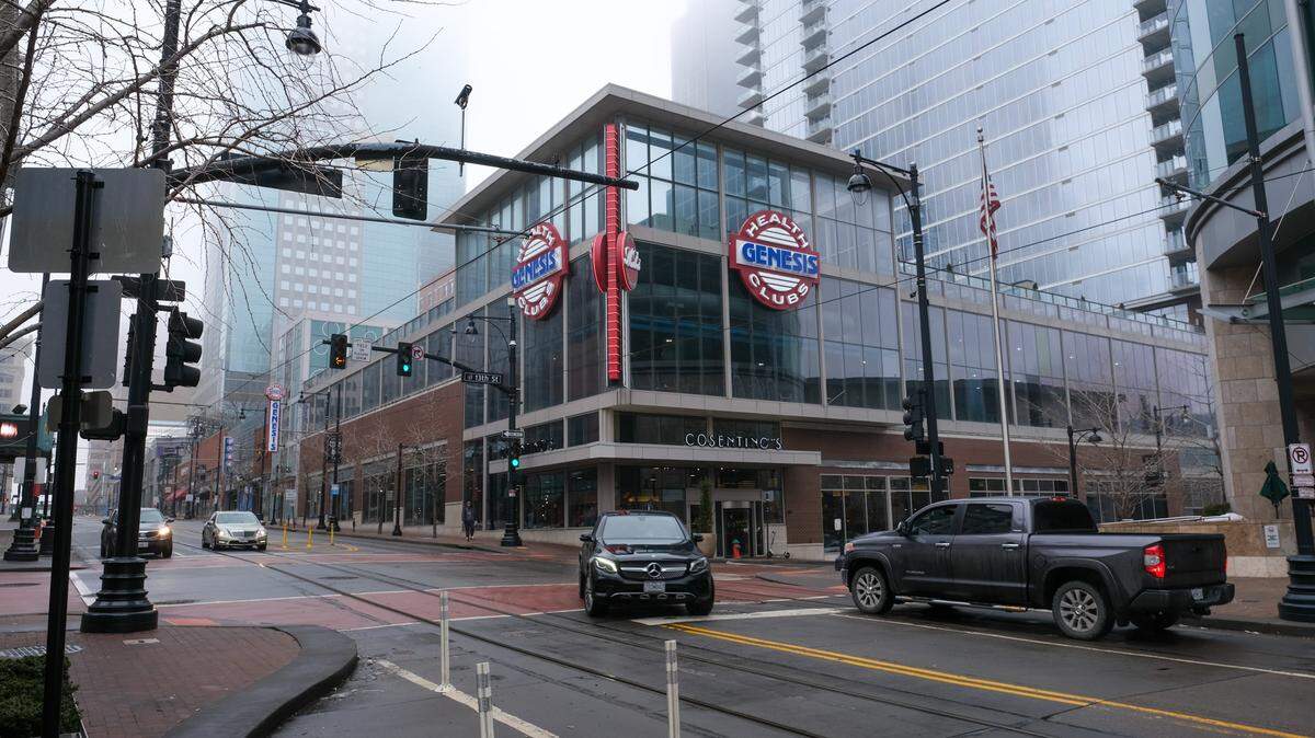 Police took a man suspected of shoplifting into custody after he barricaded himself inside the entrance vestibule of the Cosentino’s Downtown Market at 10 E. 13th St. in Kansas City Wednesday morning. Officers assisted shoppers outside of the store. After unsuccessfully trying to negotiate with the man to surrender, police used less-lethal measures to take him into custody