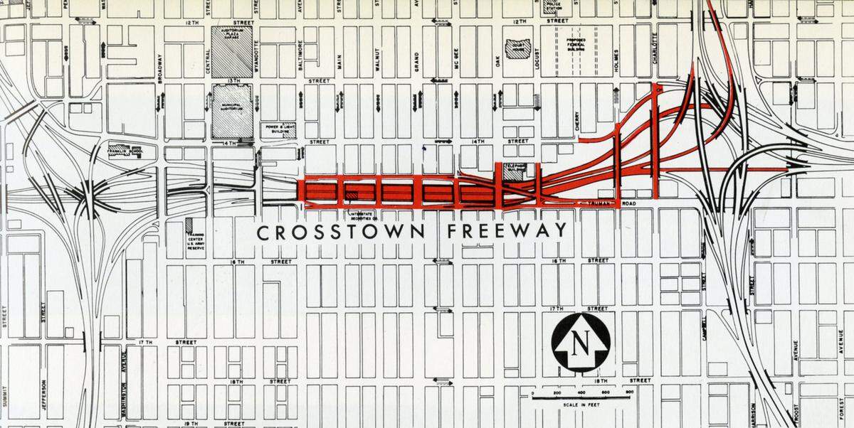 Plan showing the third phase of the Downtown Loop, n.d. 