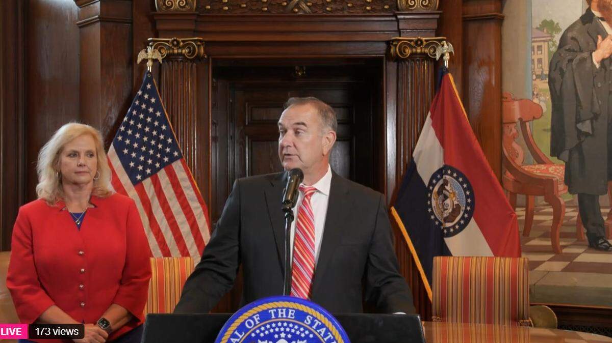 Missouri Gov. Mike Kehoe announces Catherine Hanaway as Missouri’s next attorney general.
