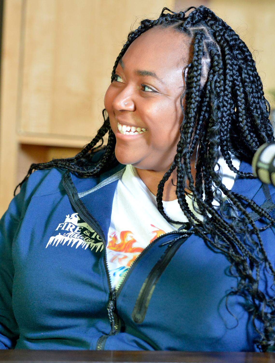 Keshia Shannon is the owner of Fire and Ice Athletic. She has the only Black-owned gymnastics gym in Missouri. She talked with Kansas City Star journalist Allison Dikanovic, about her business. They spoke in the studios of KC GIFT on Prospect Ave.