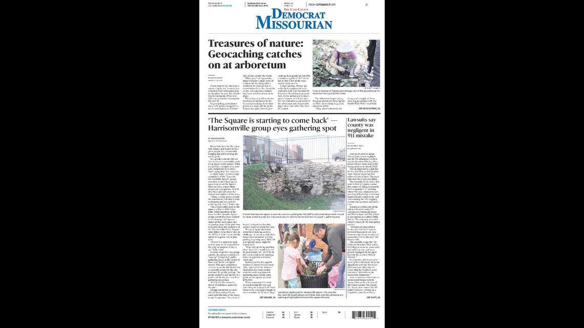 Weekly Cass County Democrat-Missourian newspaper to cease publication in June