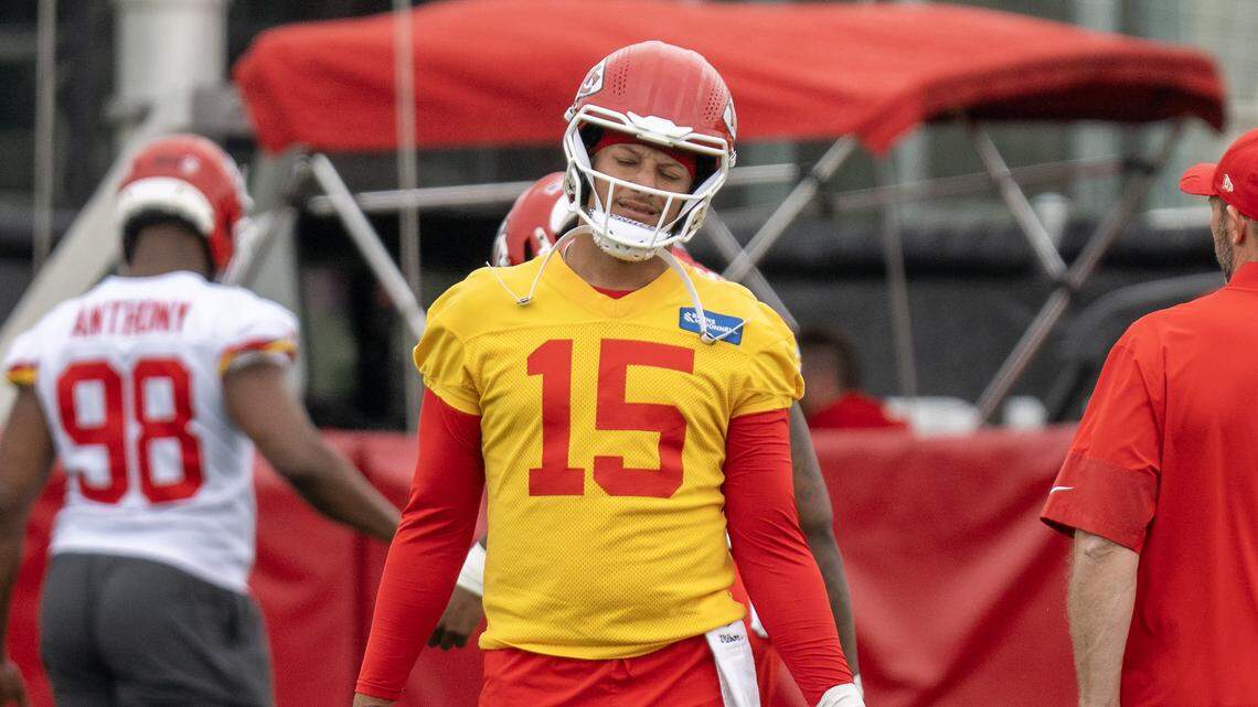 Uncanny as Patrick Mahomes seems, knee rehab reminds us he’s still human