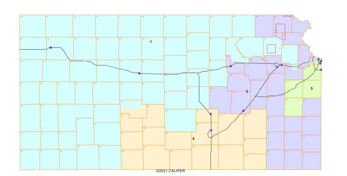 The Kansas Legislature has approved a new congressional map that divides Wyandotte County.