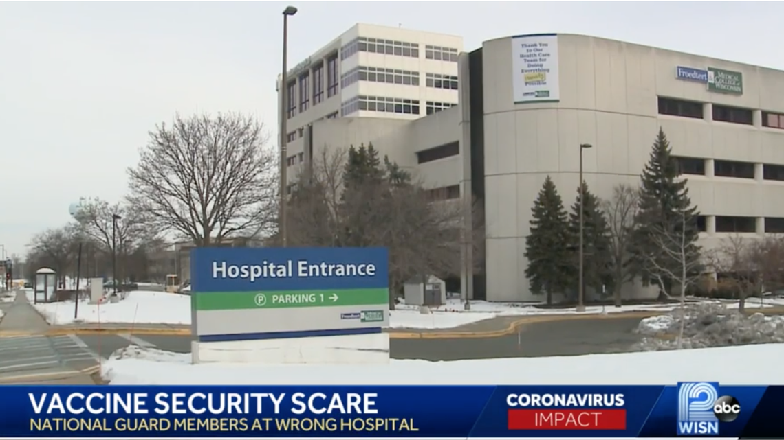 Froedtert Hospital in Milwaukee says a COVID vaccine theft scare was really just a location mix-up.